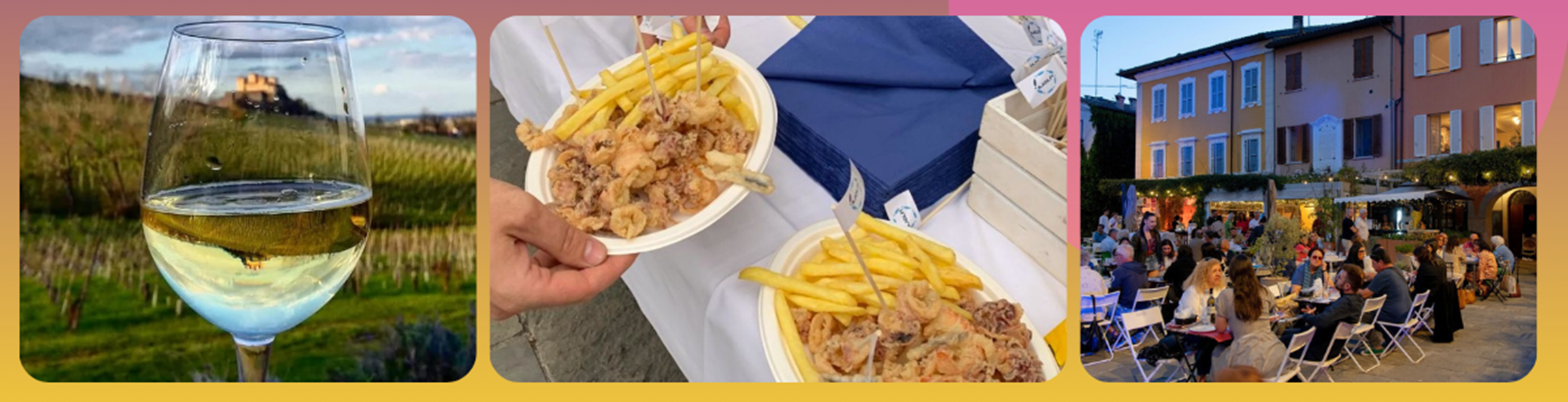 Perlén’na d’Or & Fritto di Mare in Piazzetta a Torrechiara